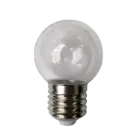 Lemputė LED E27 1W, skaidri, šiltai balta, POLAMP