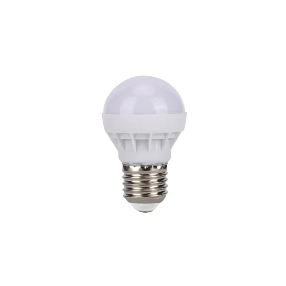 Lemputė LED E27 1W, matinė, RGB, su pulteliu, POLAMP