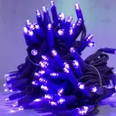 PRO lempučių girlianda POLAMP, 100 LED, IP67, 10m (5+5), purpurinė, purpuriniu laidu