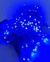 PROfesionali lempučių girlianda POLAMP, 10m (5+5), 100 LED, mėlyna, mėlynu laidu, IP67