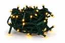 Lempučių girlianda POLAMP, 10m, 100 LED, klasikinė balta, žaliu laidu, IP44