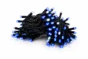 PROfesionali FLASH lempučių girlianda POLAMP, 10m (5+5), 80+20 LED, mėlyna, žaliu laidu, IP67