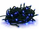 Lempučių girlianda POLAMP, 10m, 100 LED, mėlyna, žaliu laidu, IP44 