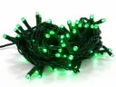 Lempučių girlianda POLAMP, 10m, 100 LED, žalia, žaliu laidu, IP44  