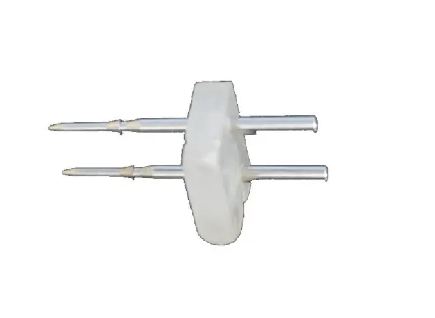 SPIN 2 polių jungtis švieč. kab. NEON/NEONFLEX 230V, kab.-mait., POLAMP