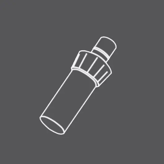 Jungtis SPIN 2 pol. - SUPERCONNECT MALE švieč. kab. NK1 sujungimui su lemputėmis, POLAMP