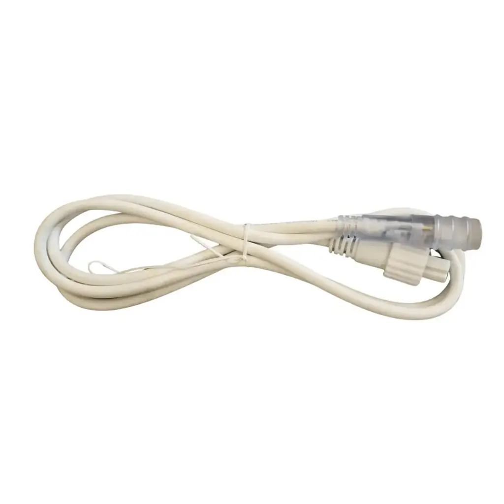 Jungiamasis kabelis girliandai - švieč. kab., 1xF 1xSPIN, 1,5m, baltas, POLAMP