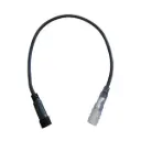 Jungiamasis kabelis girliandai - švieč. kab., 1xM 1xSPIN, 0,5m, juodas, POLAMP