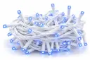 FLASH lempučių girlianda POLAMP, 10m, 80+20 LED, mėlyna, baltu laidu, IP44
