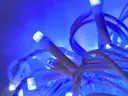 FLASH lempučių girlianda POLAMP, 10m, 80+20 LED, mėlyna, baltu laidu, IP44