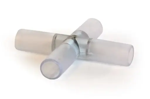 [POL-PCC] Plastikinė 2 pol. „+“ jungtis švieč. kab. NK1, NK2, NK3 tarpusavio sujungimui, POLAMP