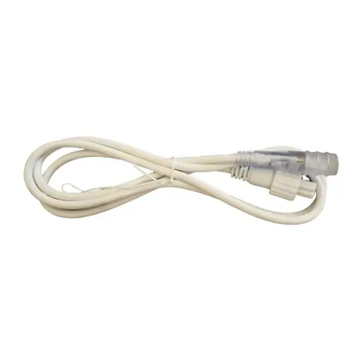 [POL-KSRL-1,5-W] Jungiamasis kabelis girliandai - švieč. kab., 1xF 1xSPIN, 1,5m, baltas, POLAMP