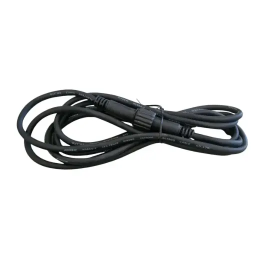 [POL-KSS-3,0-BL] Ilgiklis girliandai 1xF 1xM, 3m, juodas, POLAMP